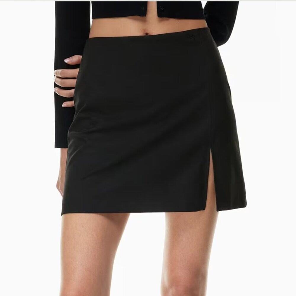 Aritzia Sunday Best Tatiana Skirt 2 Black